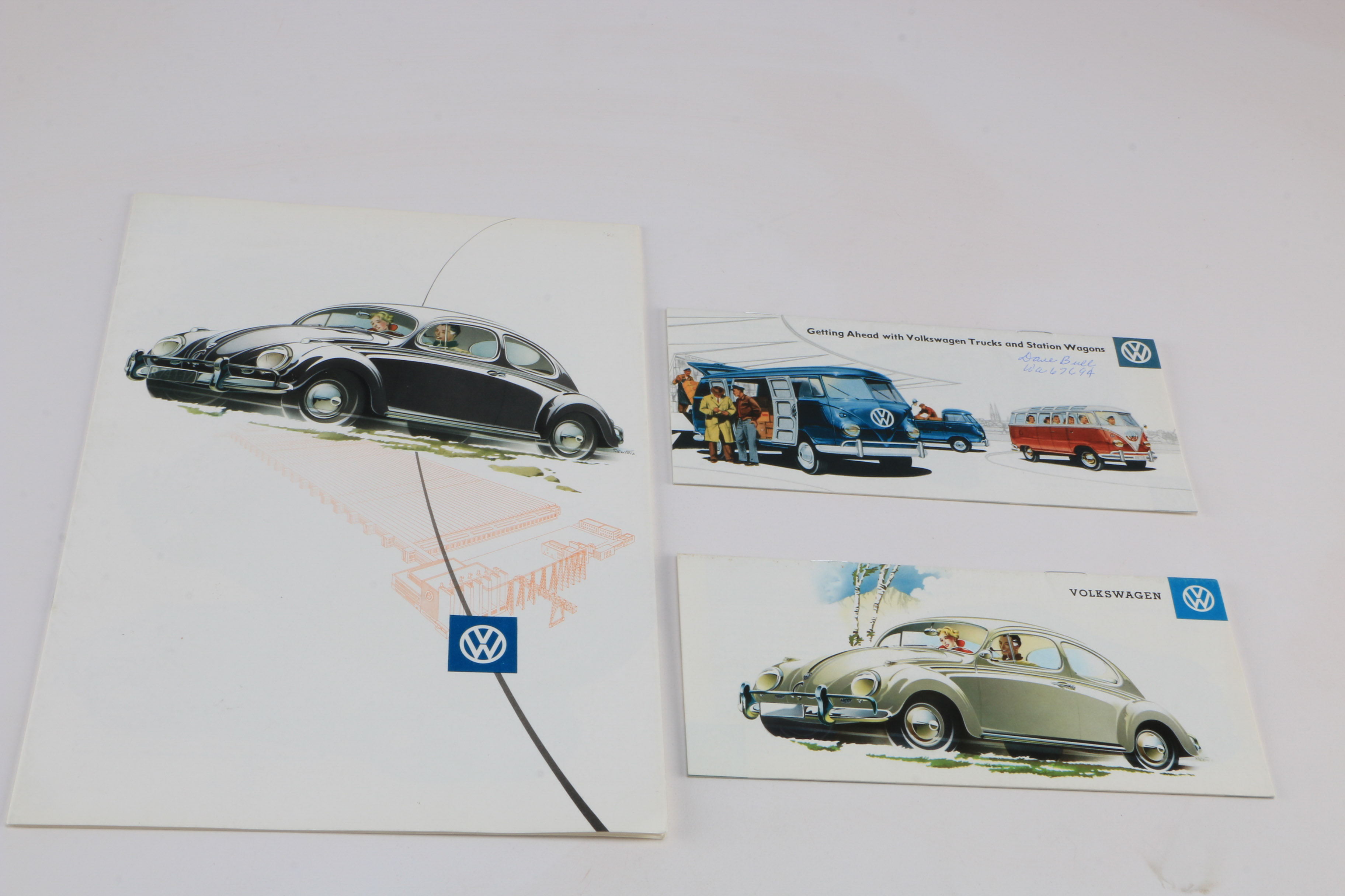 Vintage Volkswagen Dealer Brochures