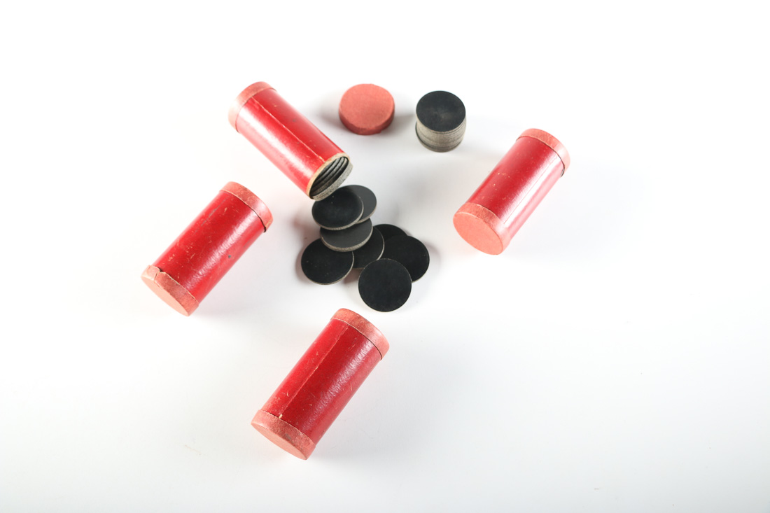 Vintage Roulette Game With Mat Board And Tokens.