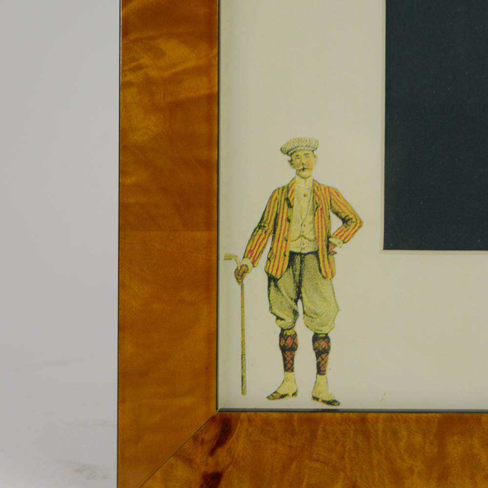 Cast Iron Golf Coin Holder and Picture Frame