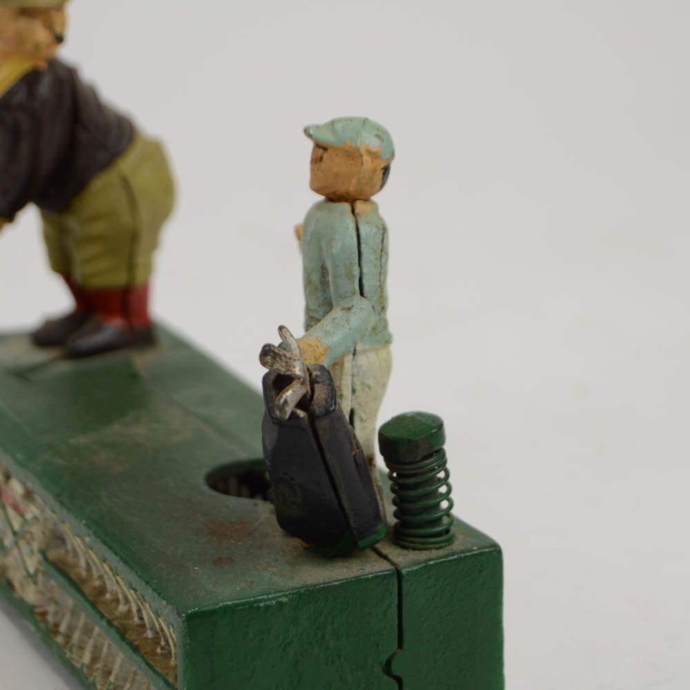 Cast Iron Golf Coin Holder and Picture Frame