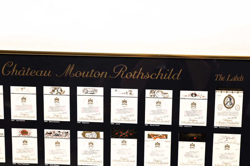 Chateau Mouton Rothschild Labels Poster