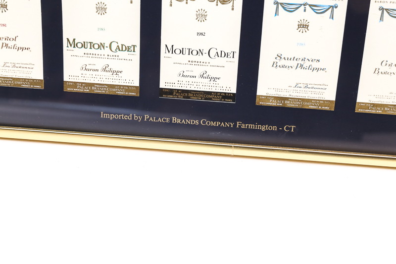 Chateau Mouton Rothschild Labels Poster