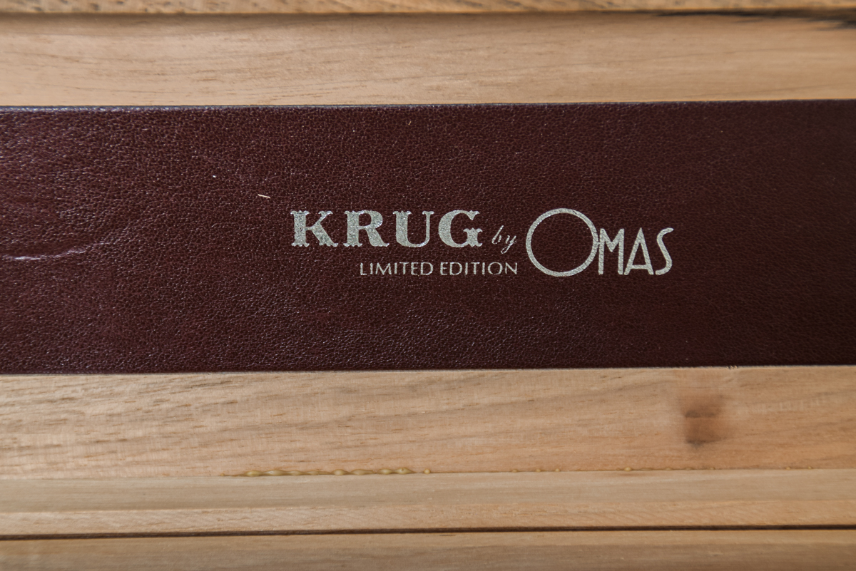18K Gold and Sterling Krug by Omas Limited Edition Wood Fountain Pen