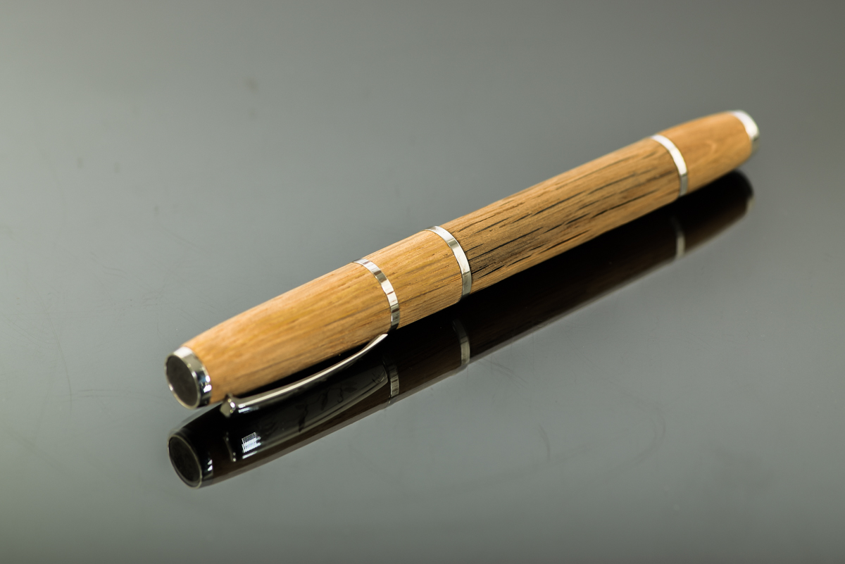 18K Gold and Sterling Krug by Omas Limited Edition Wood Fountain Pen