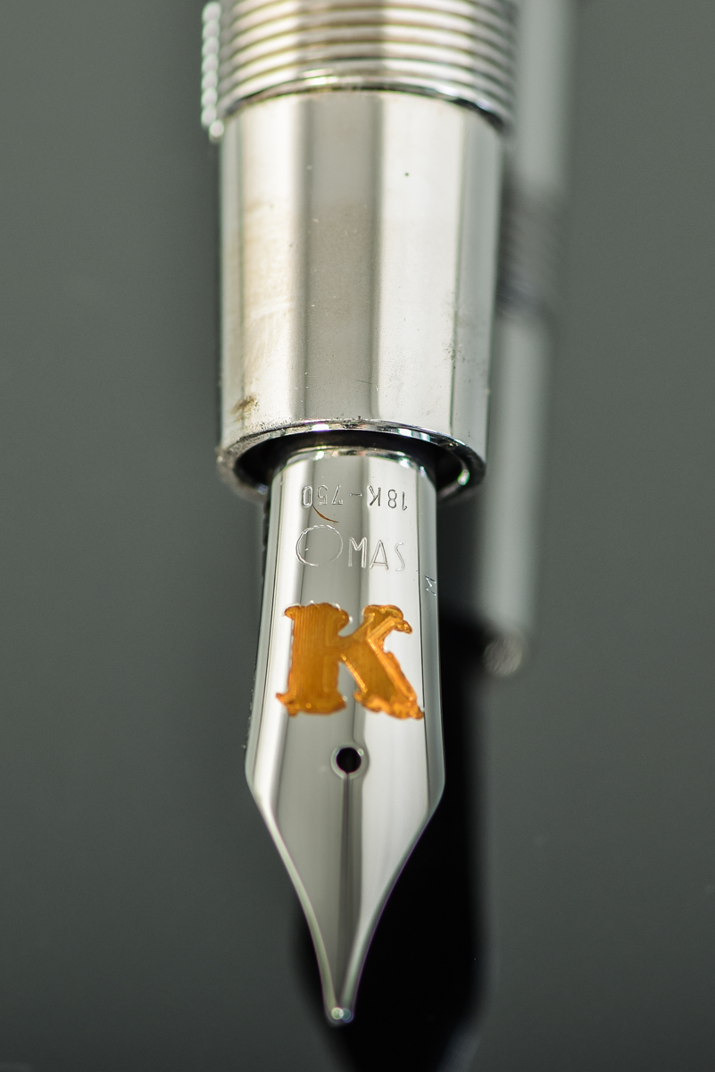 18K Gold and Sterling Krug by Omas Limited Edition Wood Fountain Pen