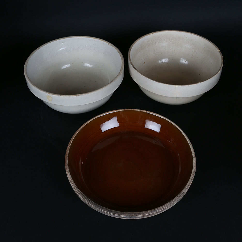 Large Collection of Vintage Pottery Jugs and Bowls