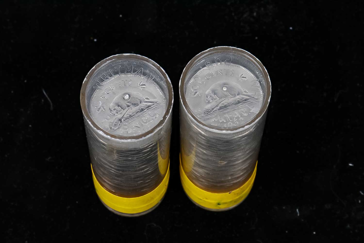 Ten Rolls of Canadian Brilliant Uncirculated Nickels