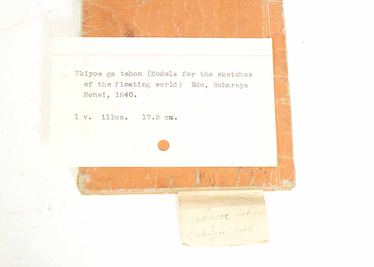 1840 Japanese Ukiyo-e Woodblock Print Book
