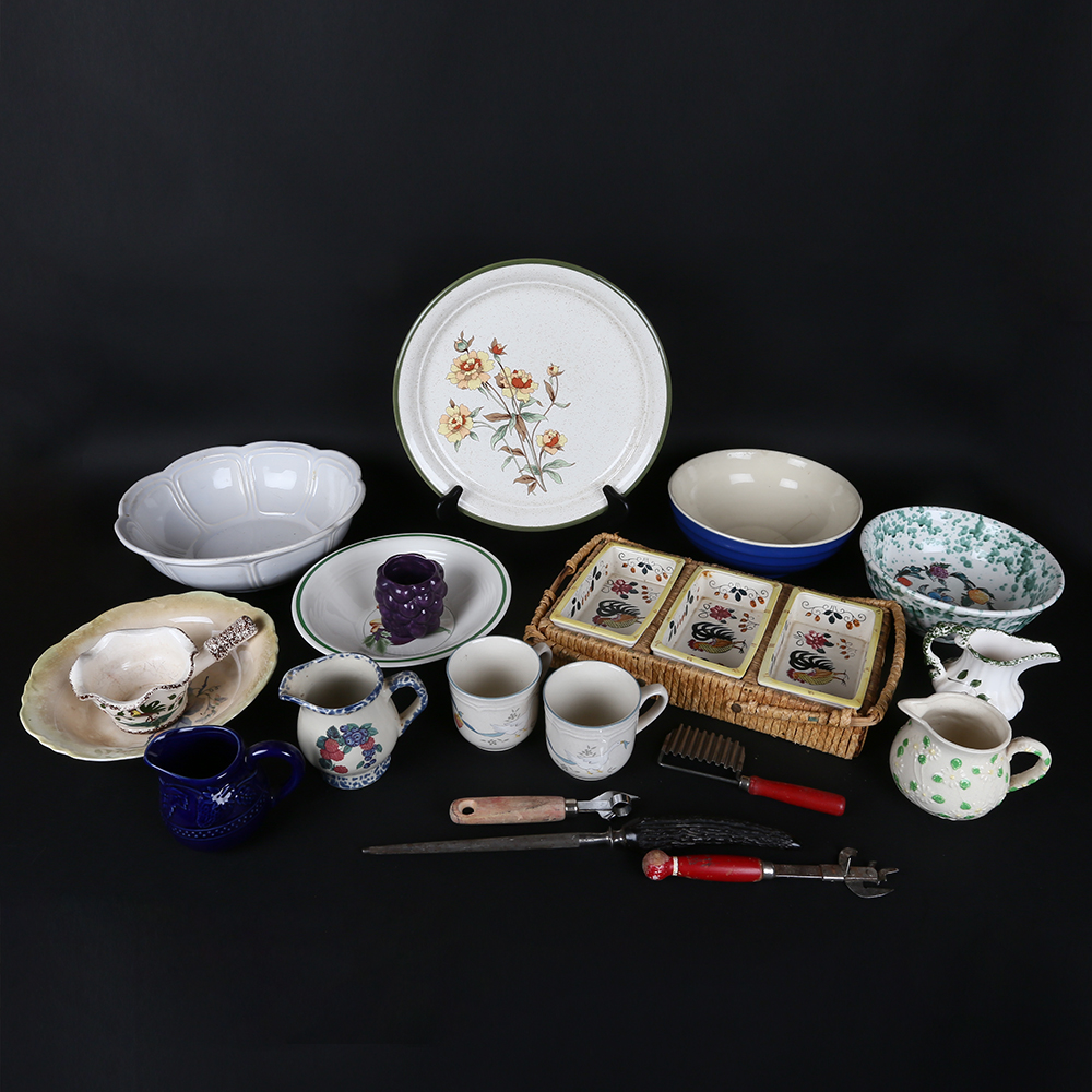 Collection of Vintage Ceramic Tableware