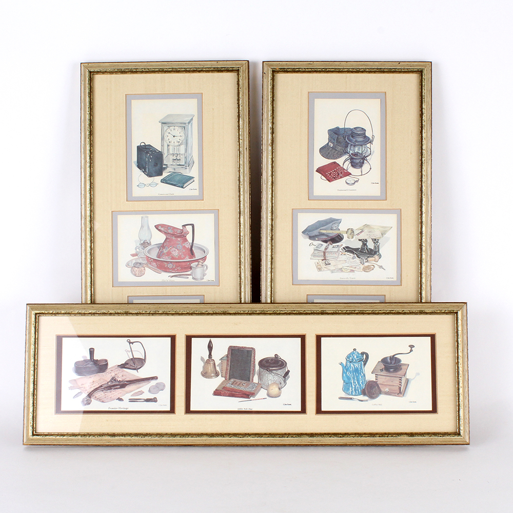 Grouping of Framed C. Don Ensor Prints