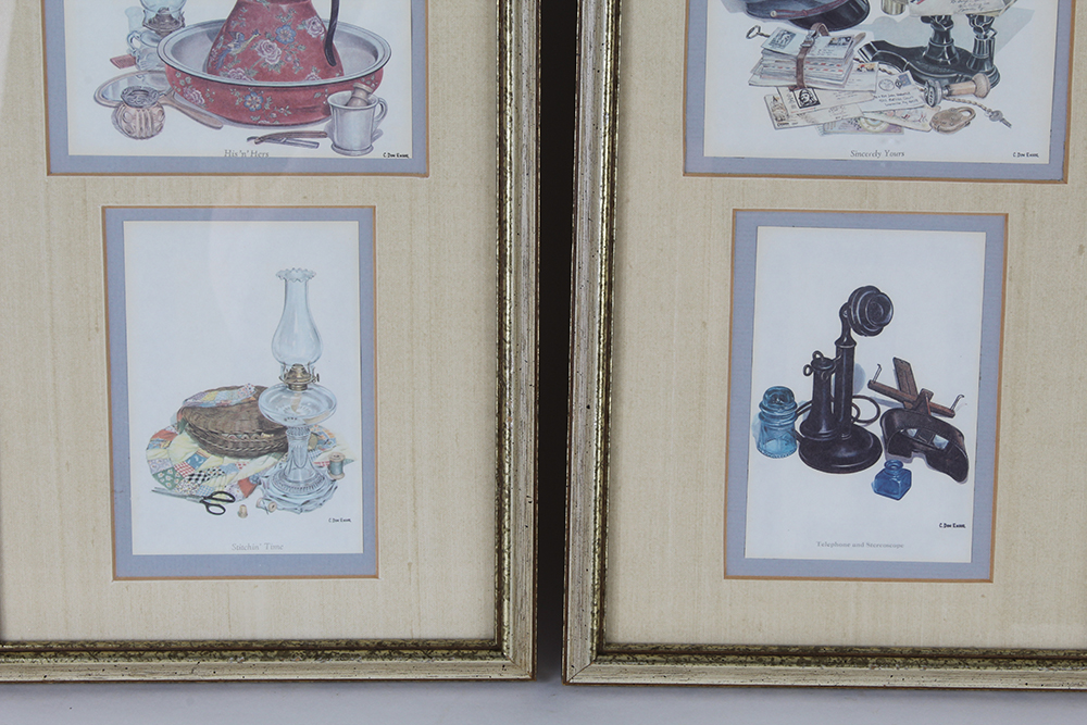 Grouping of Framed C. Don Ensor Prints