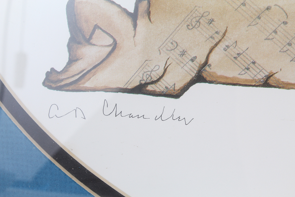 Signed and Framed Fine Art Print "My Old Kentucky Home" After Jim Hamilton