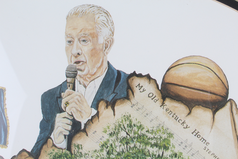 Signed and Framed Fine Art Print "My Old Kentucky Home" After Jim Hamilton