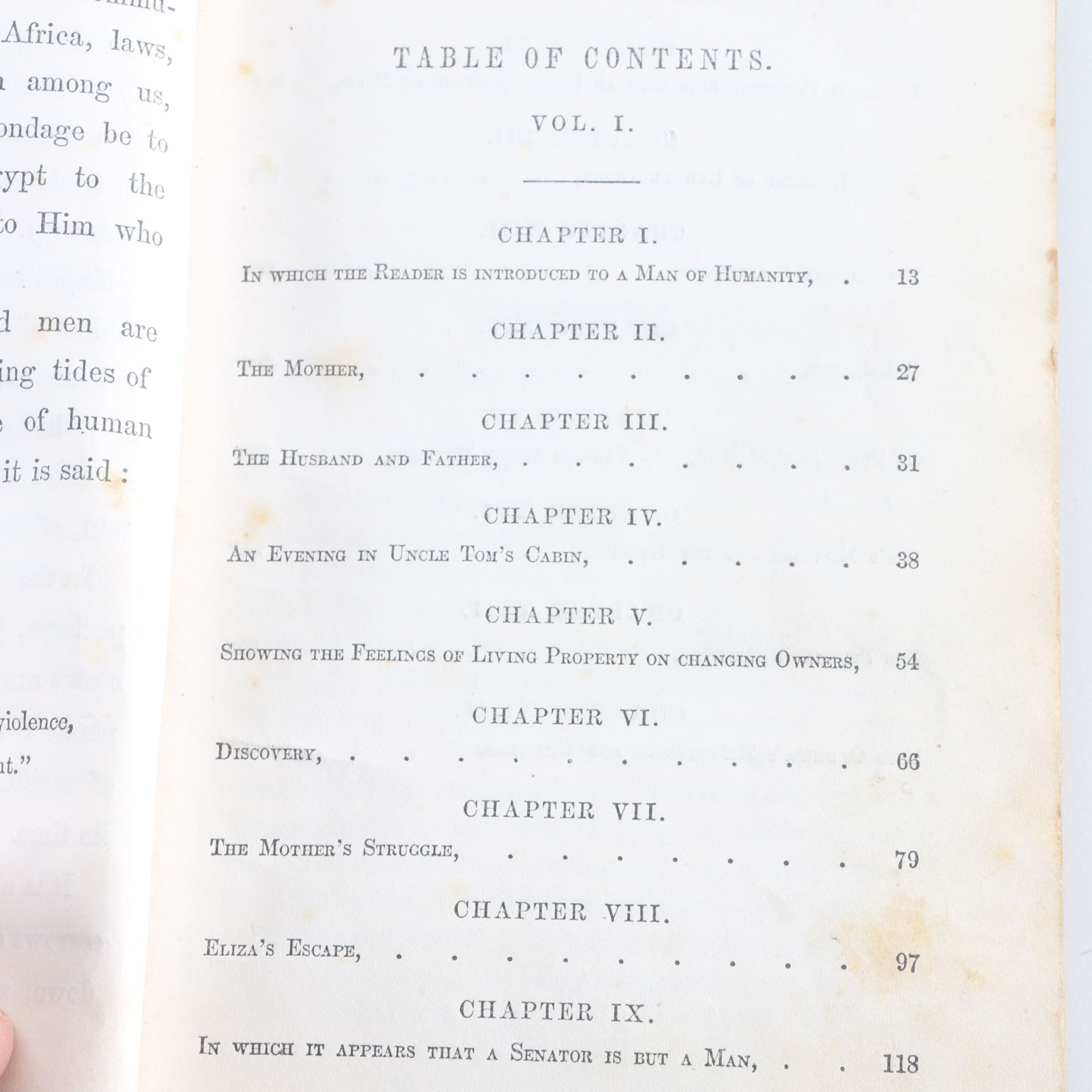 1852 First Edition, Later Printing of "Uncle Tom's Cabin"