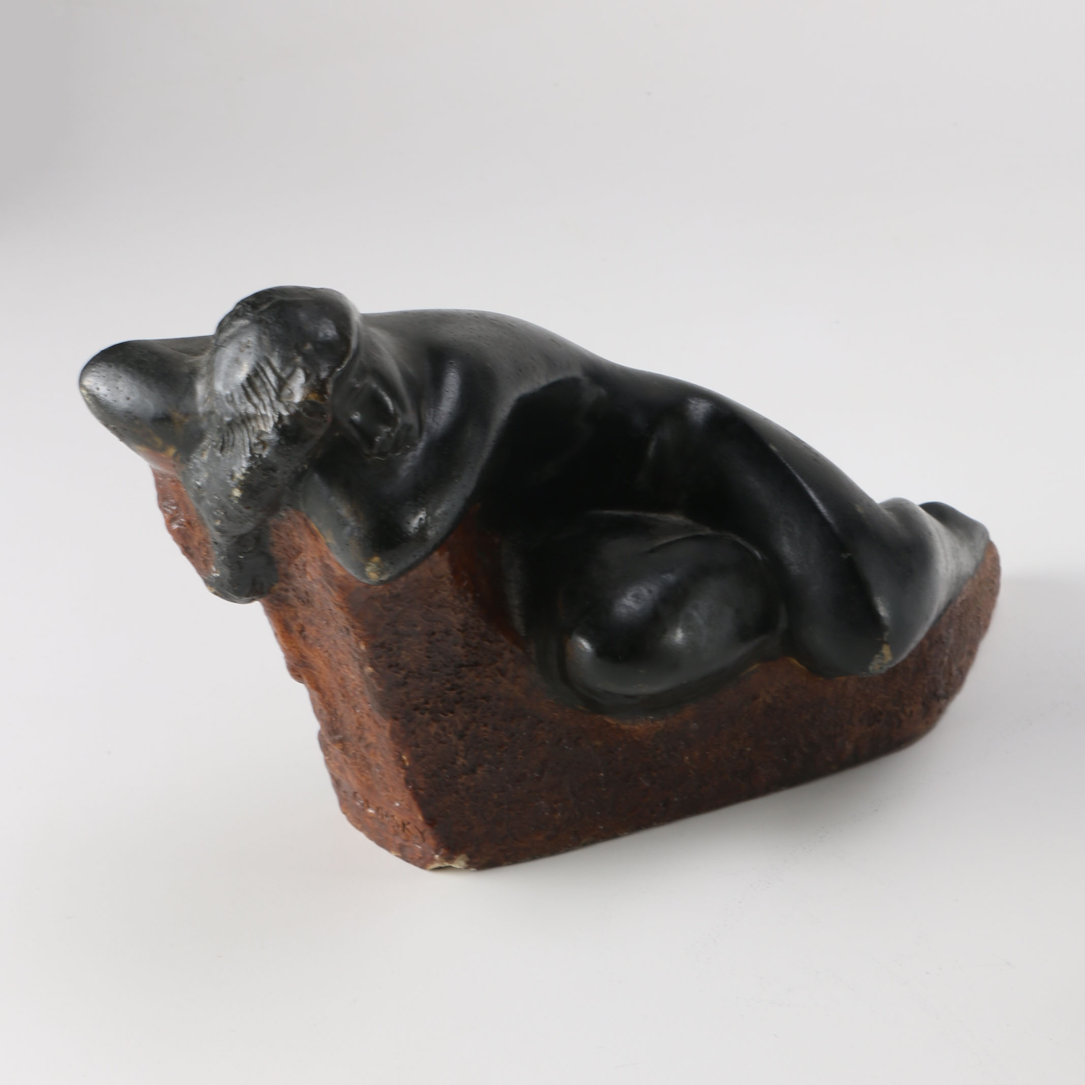 Vincent Glinsky Art Deco Figure "Reclining Female Nude"