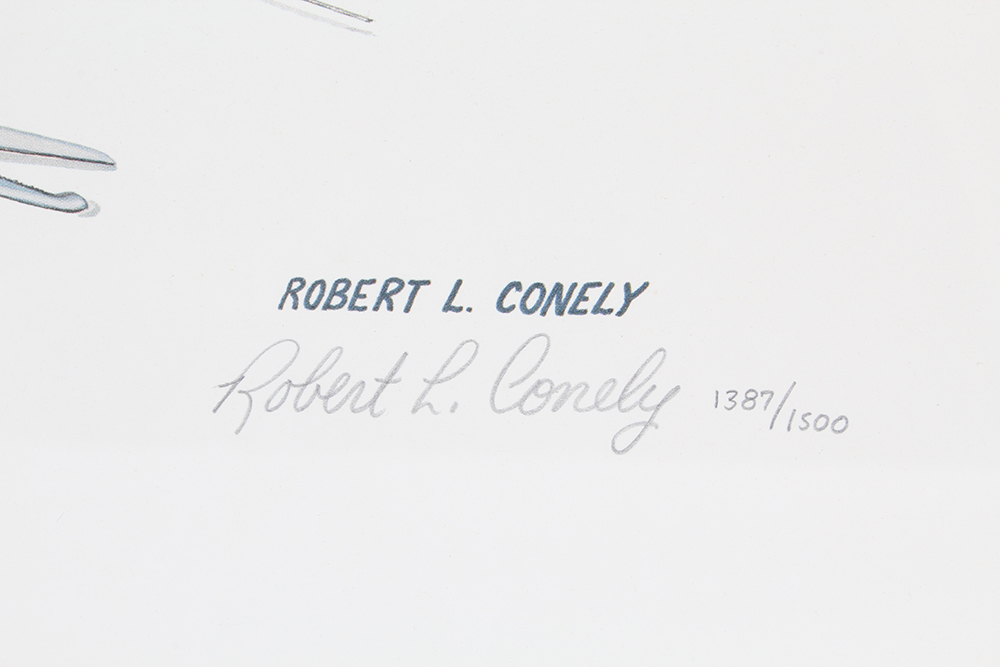 Framed and Signed Fine Art Print "Those Who Care" After Robert L. Conely