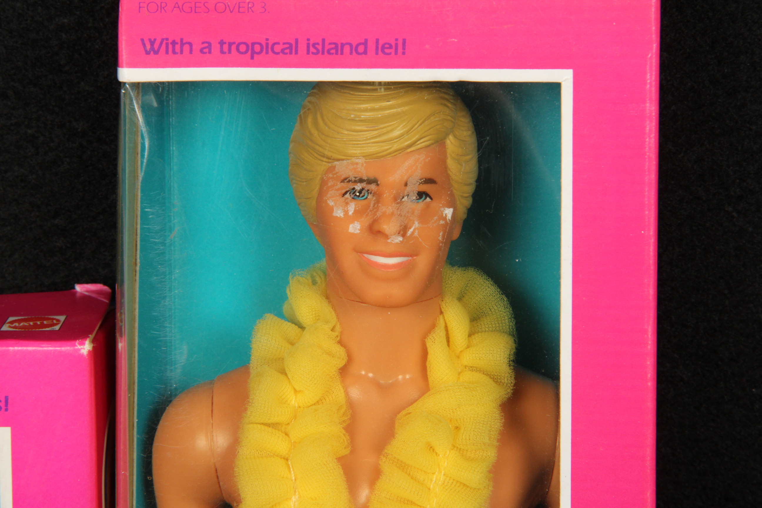 1985 "Tropical" Barbie, Ken, Miko, and Skipper Dolls