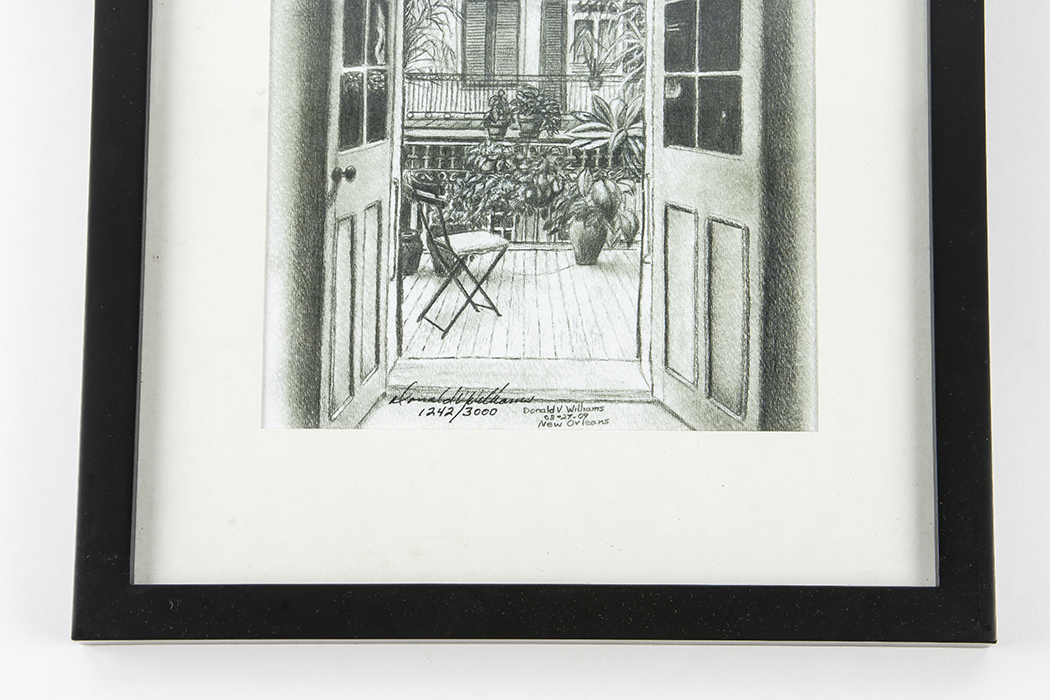 Donald V. Williams Signed Limited Edition Offset Lithograph "New Orleans"