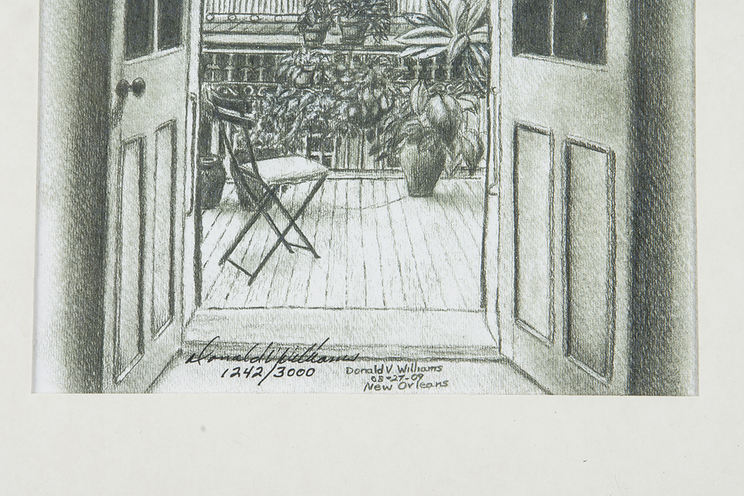 Donald V. Williams Signed Limited Edition Offset Lithograph "New Orleans"