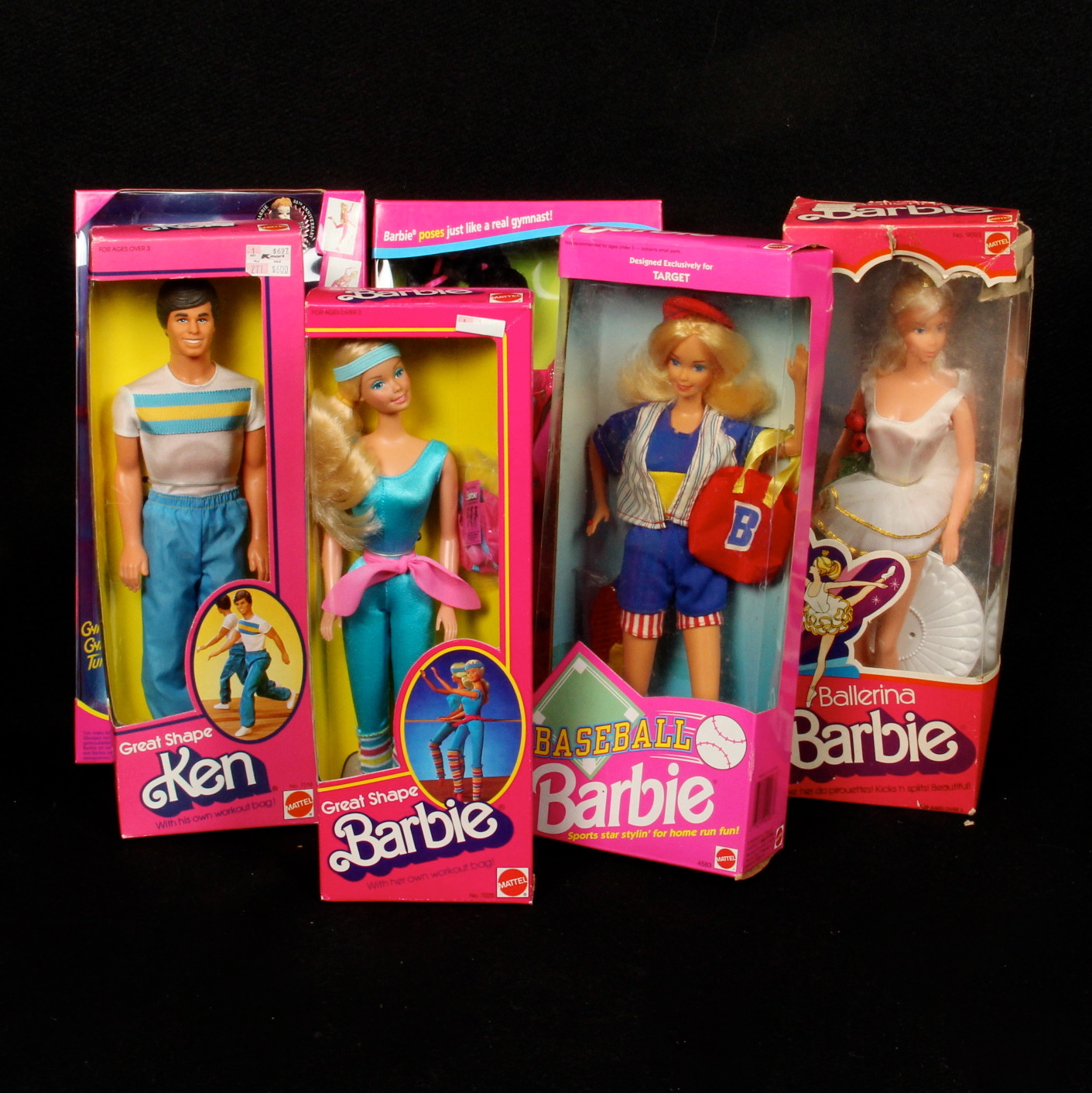 Assortment of Sports and Recreation Barbie and Ken Dolls