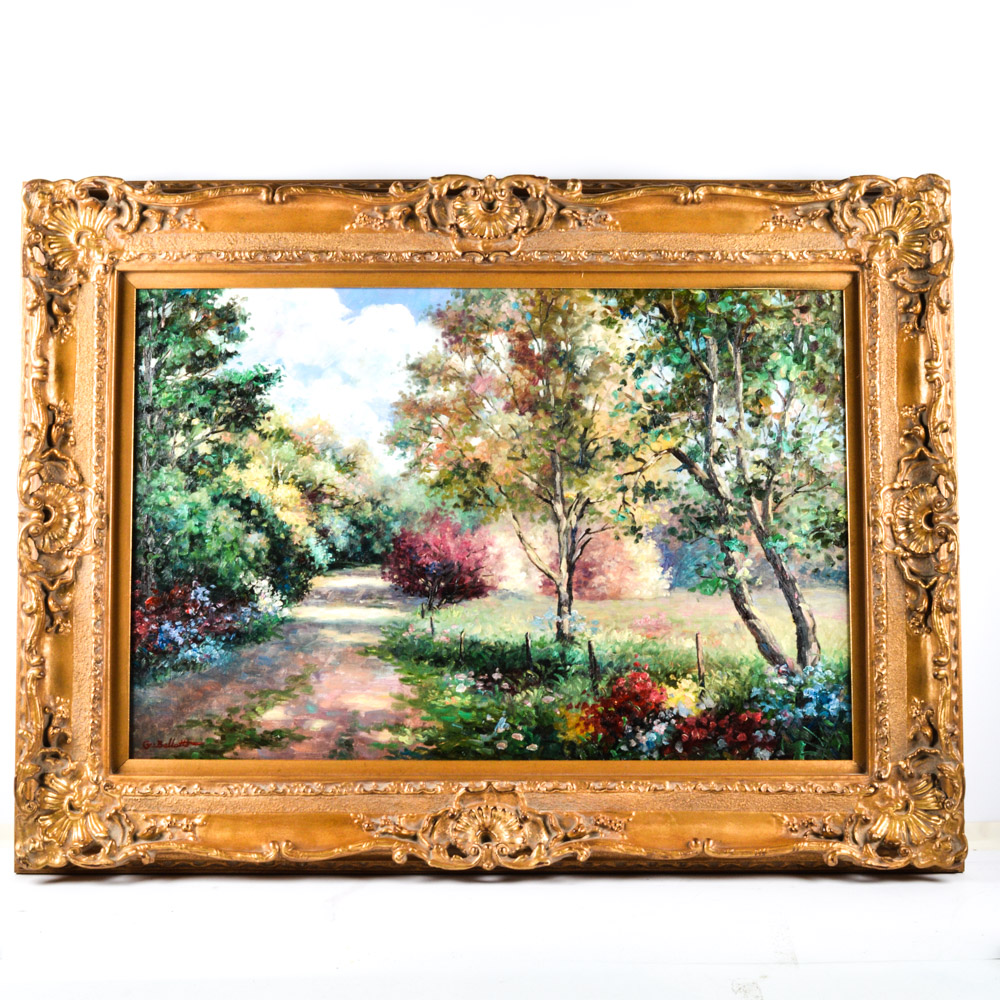 G. Bellatto Signed Oil Painting