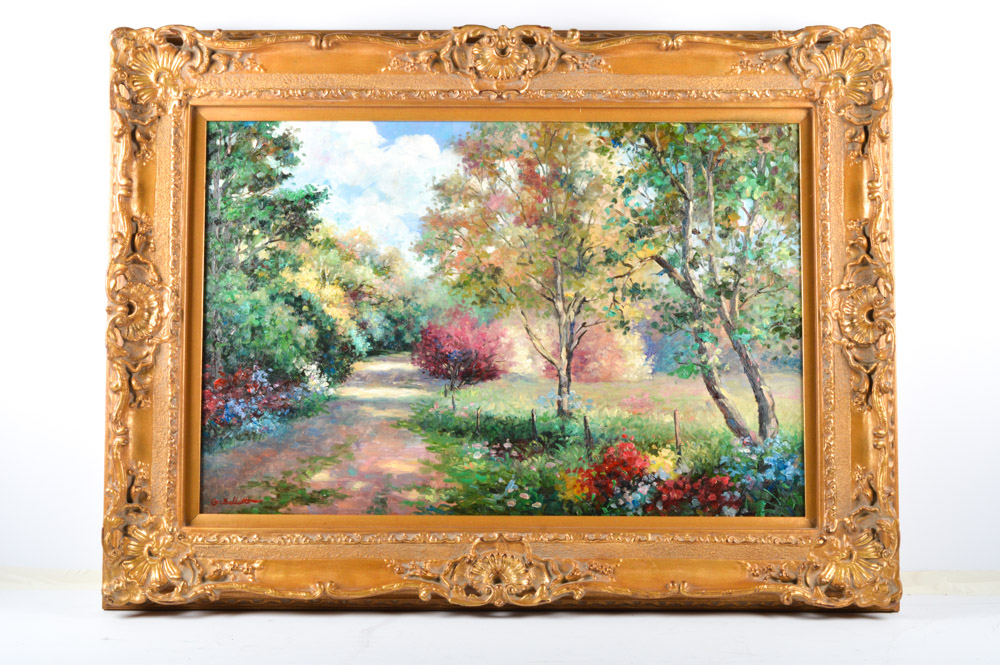 G. Bellatto Signed Oil Painting
