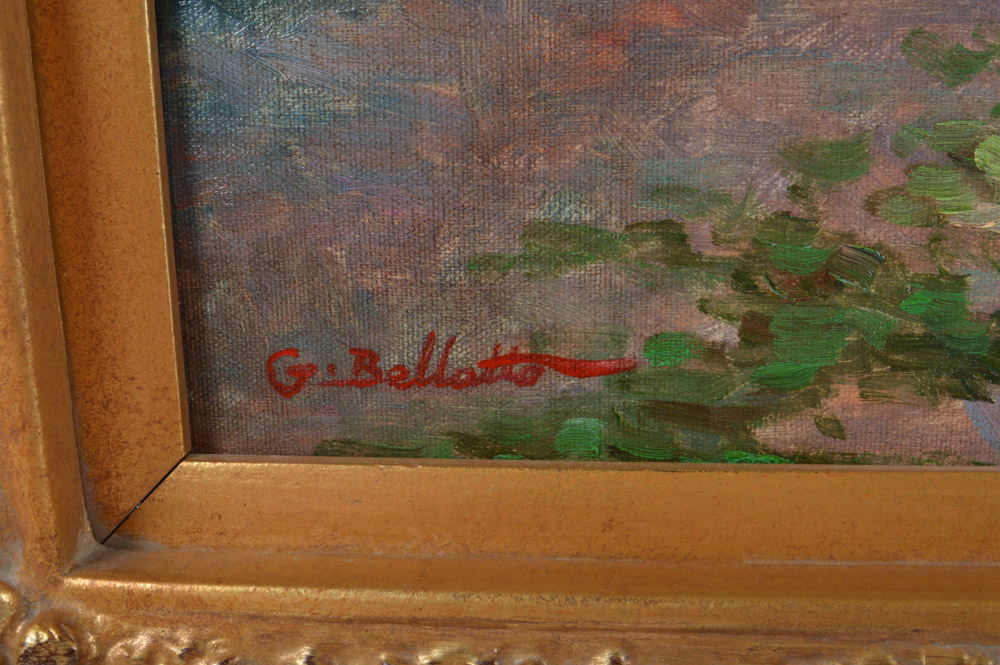 G. Bellatto Signed Oil Painting