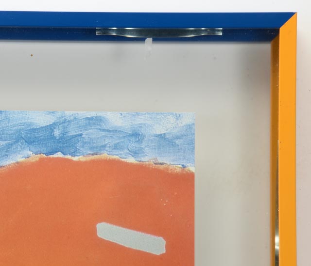 Exhibition Poster for 1988 Metropolitan Museum of Art's "David Hockney: A Retrospective"