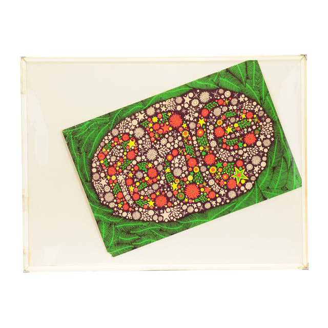 Reitz 1960s Blacklight Poster "Peace"