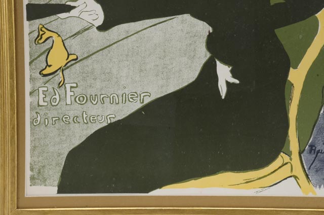 Henri de Toulouse-Lautrec Posthumous Color Lithograph "Divan Japonais"