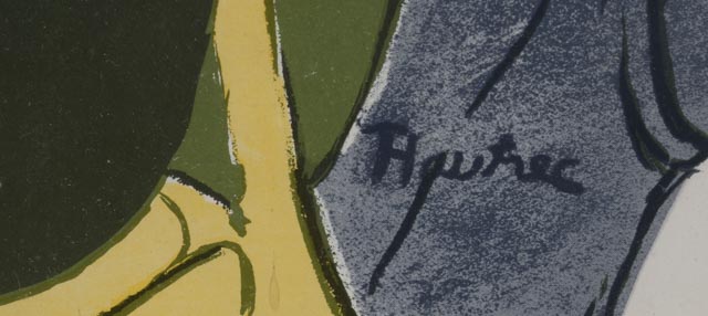 Henri de Toulouse-Lautrec Posthumous Color Lithograph "Divan Japonais"