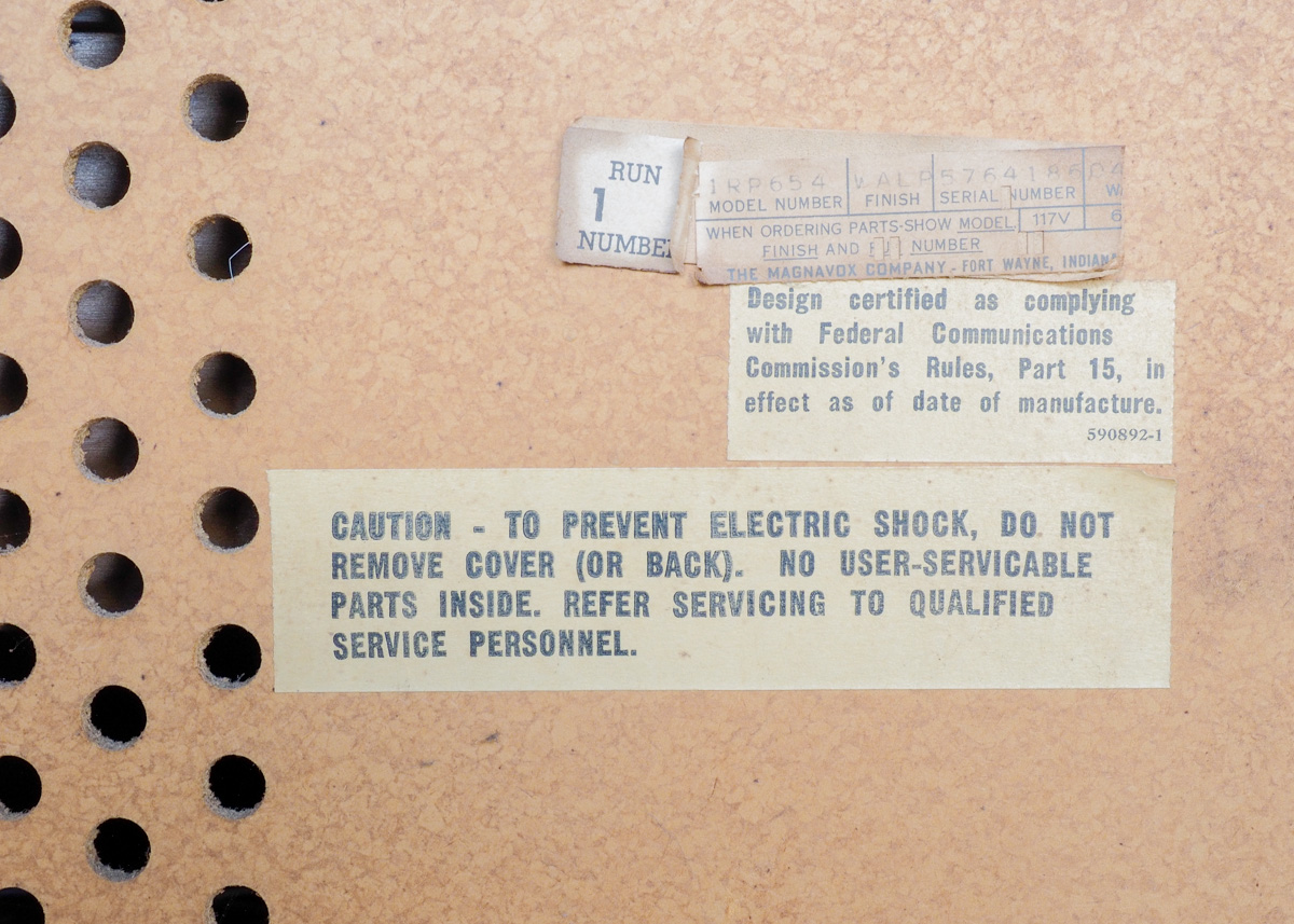 Mid-Century Magnavox Astro Sonic Console Stereo