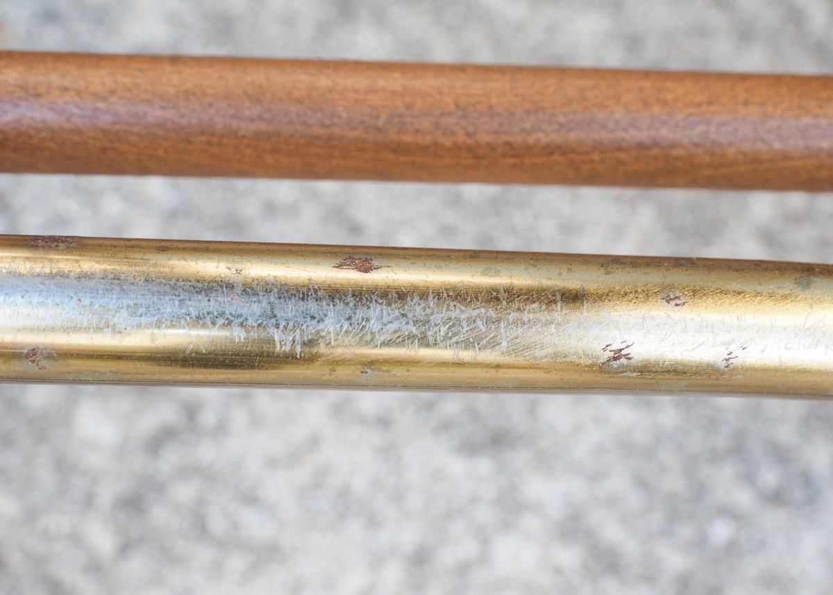 Pair of George B. Bent Captain Style Bar Stools