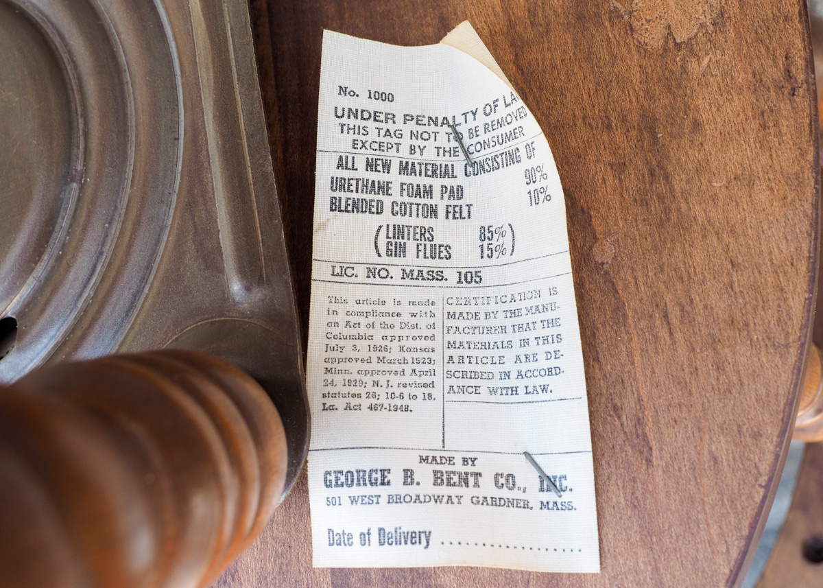 Pair of George B. Bent Captain Style Bar Stools