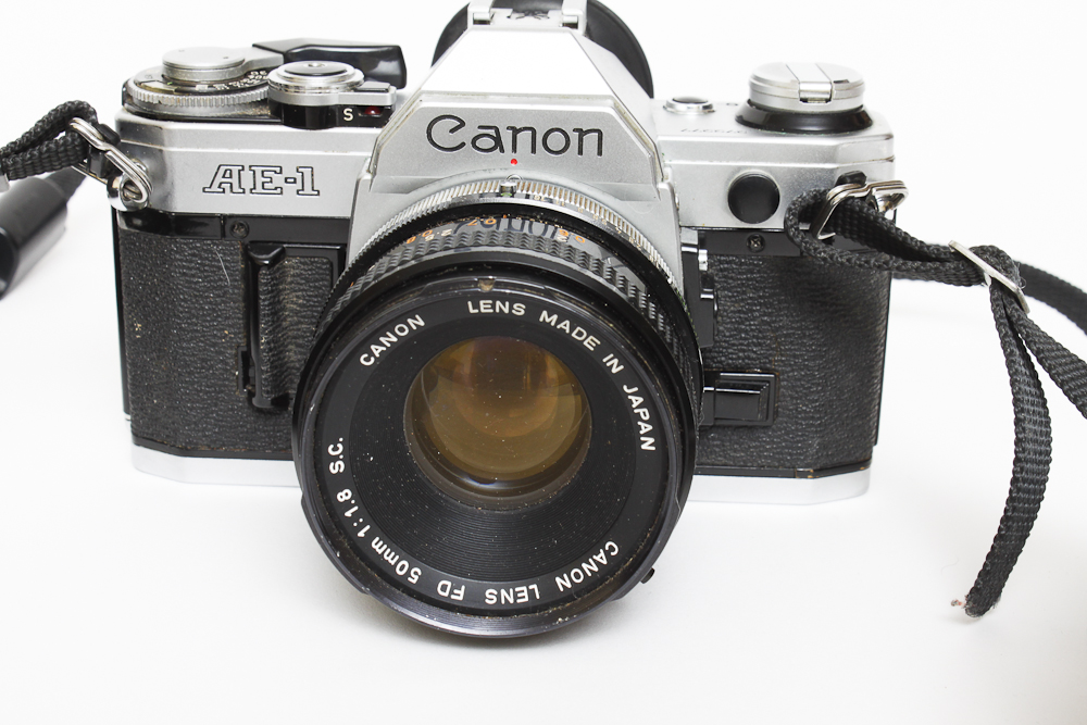 Canon AE-1 Camera and Accessories