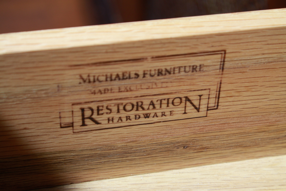 Restoration Hardware Entertainment Center