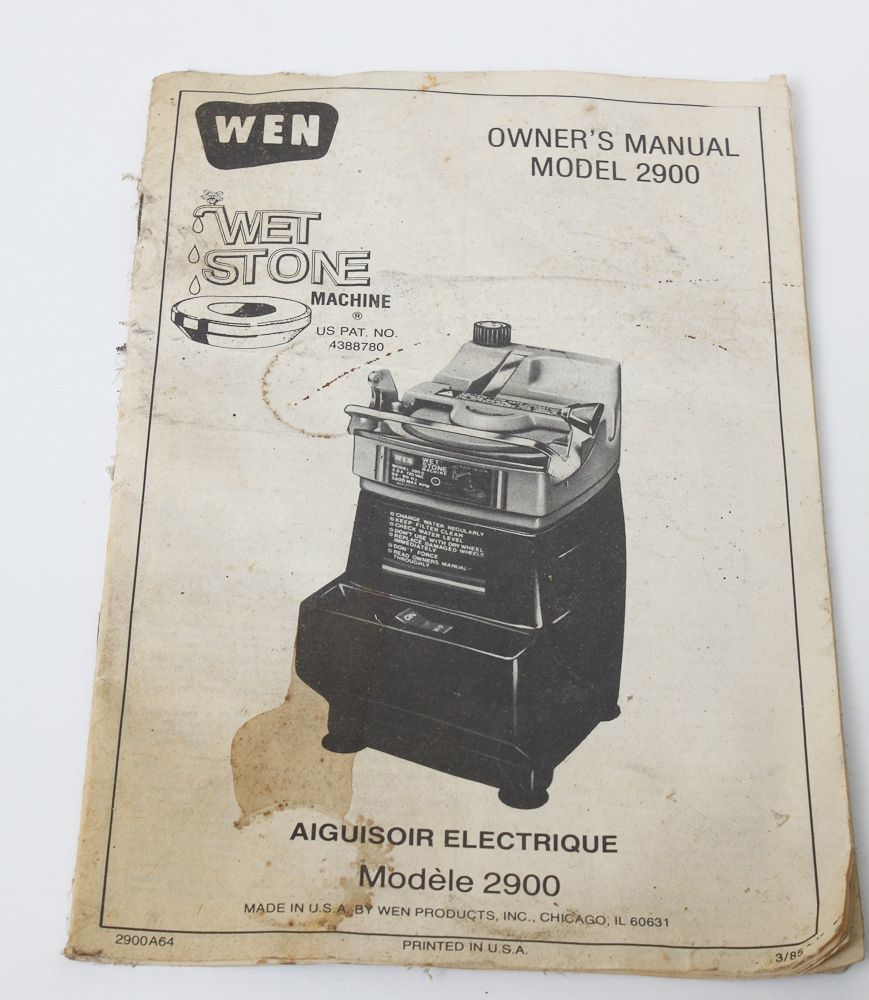 WEN Wet Stone Sharpener Machine