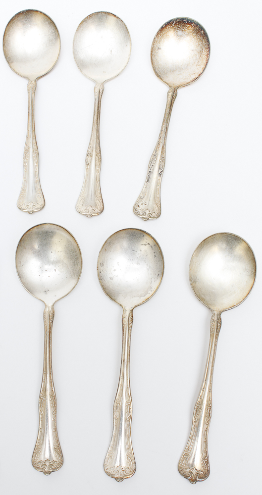 1908 National Silver Co. "Queen Elizabeth" Plated Silver Flatware