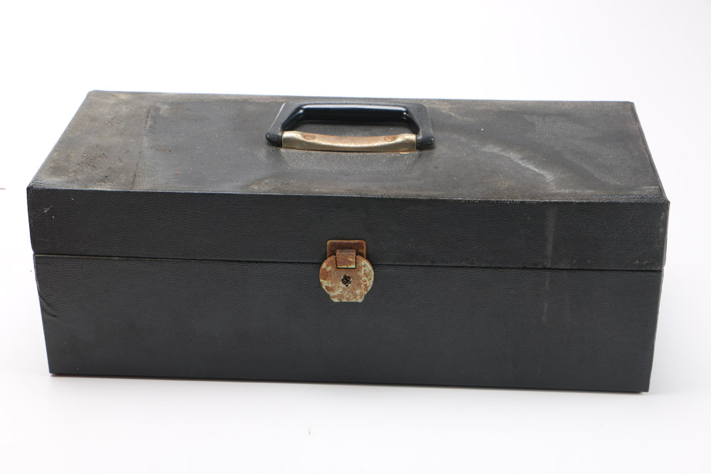 Vintage 8-Track Cassette Tapes with Storage Cases