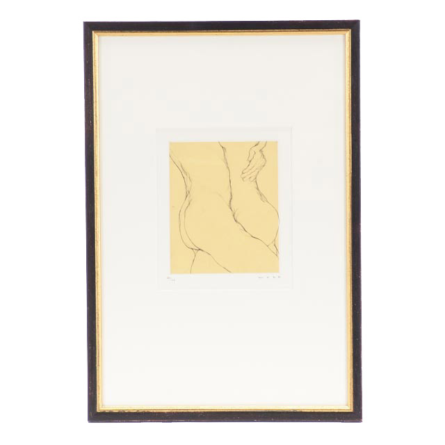 Albert Woda Signed Limited Edition Figure Etching