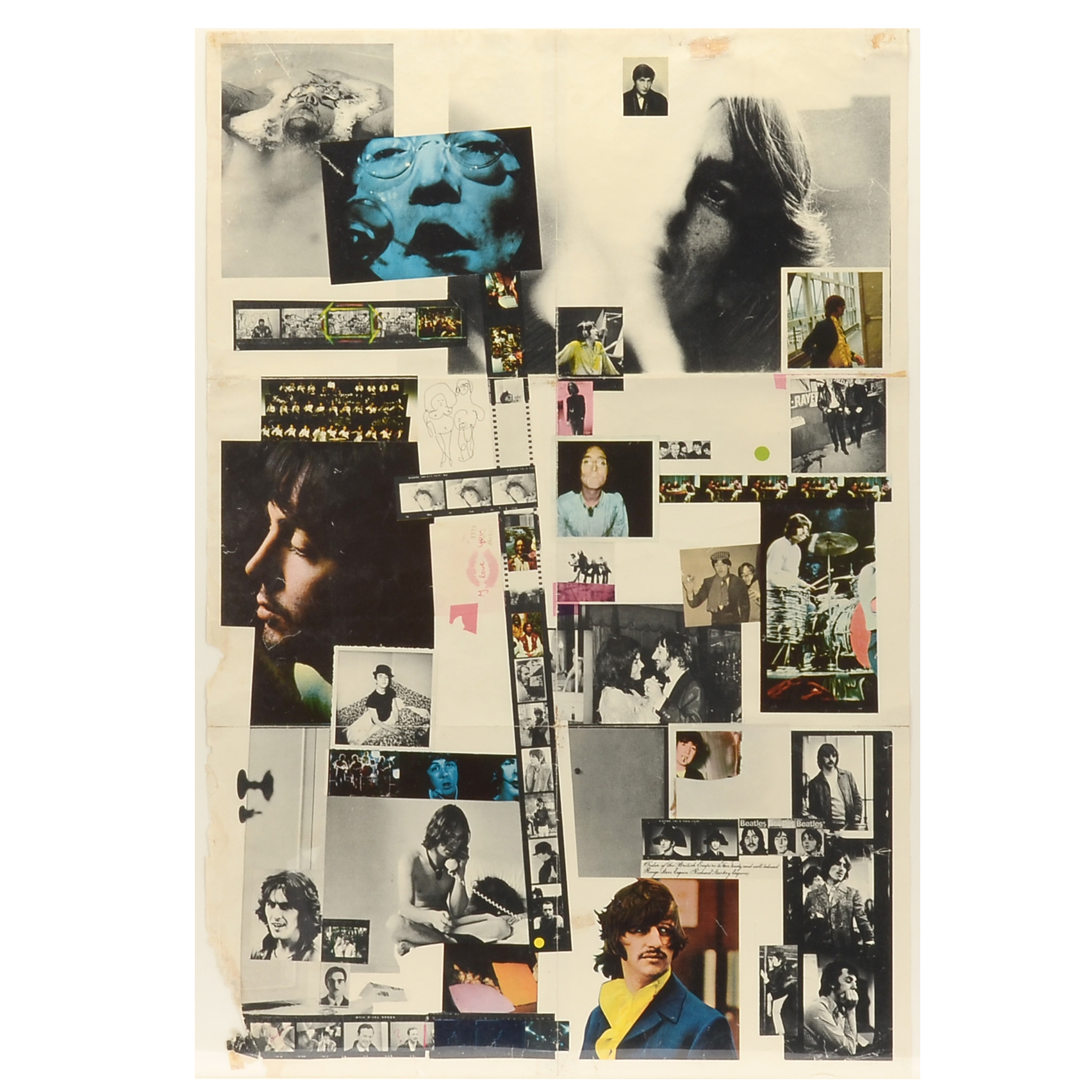 The Beatles "White" Album Poster LP Insert