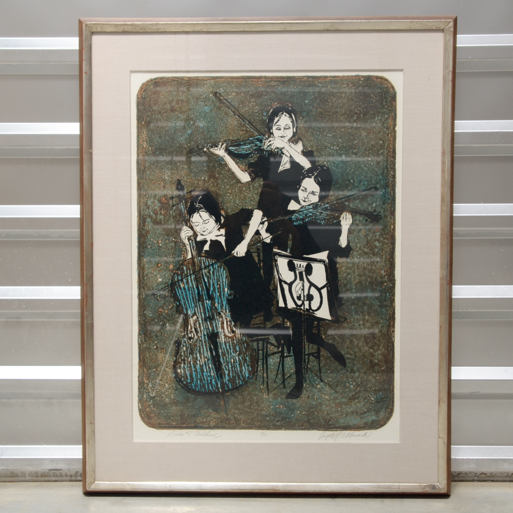 Joseph J. Stelmach "Series #2 Children" Lithograph