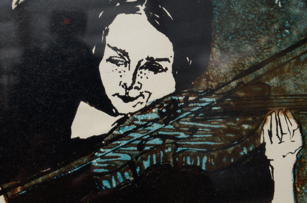 Joseph J. Stelmach "Series #2 Children" Lithograph