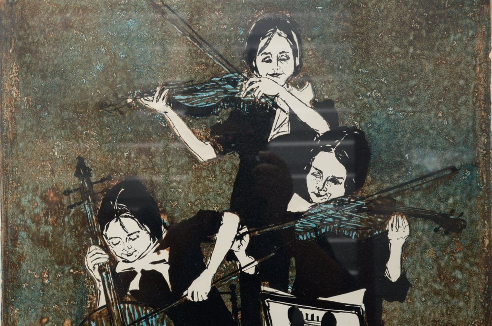 Joseph J. Stelmach "Series #2 Children" Lithograph