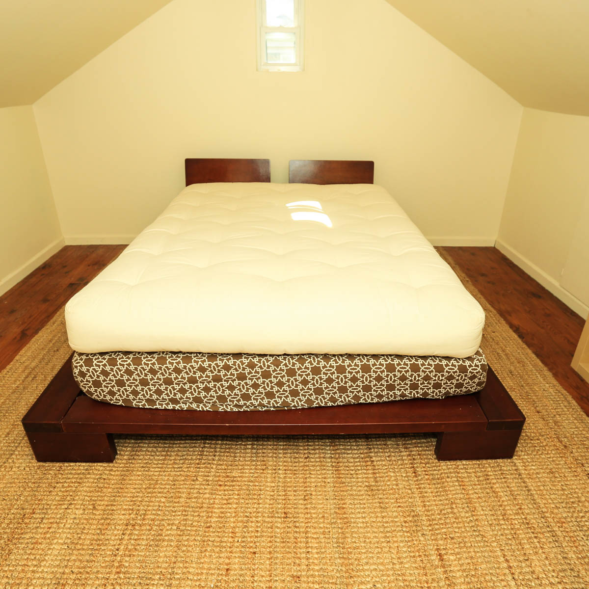 Late 20th Century Queen Size Platform Bed