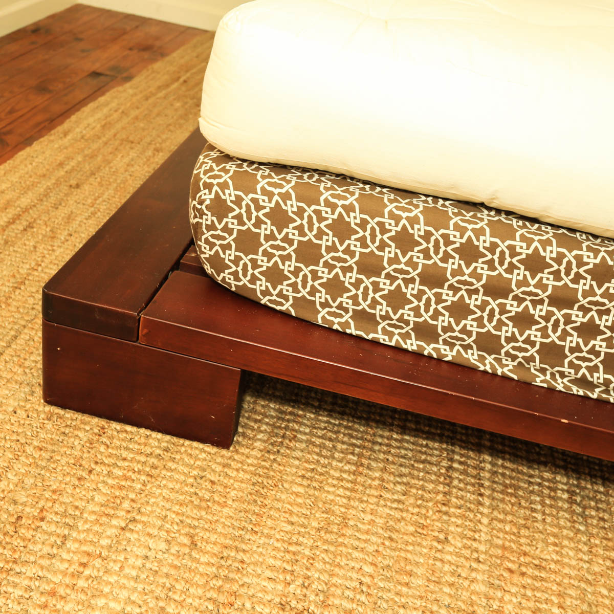 Late 20th Century Queen Size Platform Bed