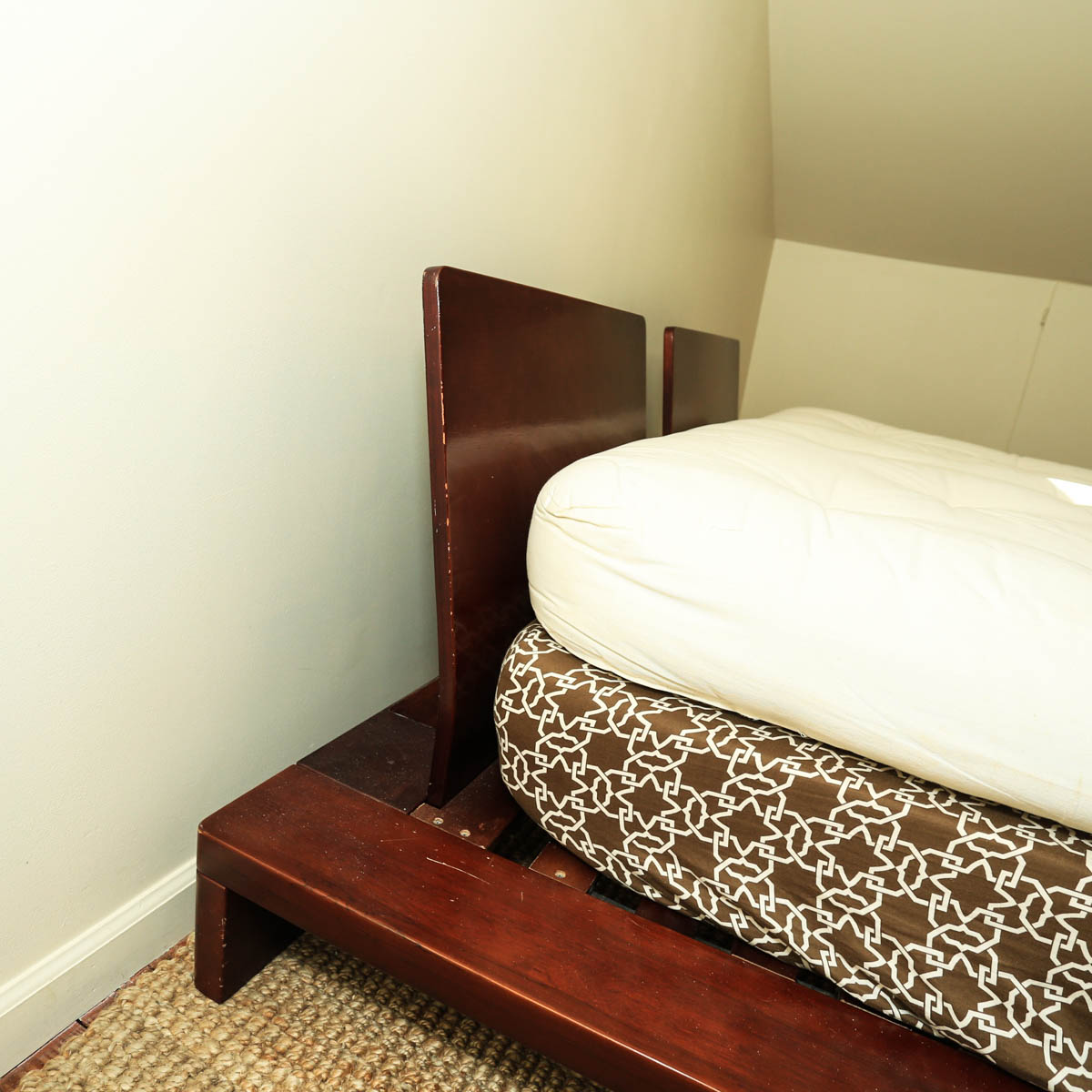 Late 20th Century Queen Size Platform Bed