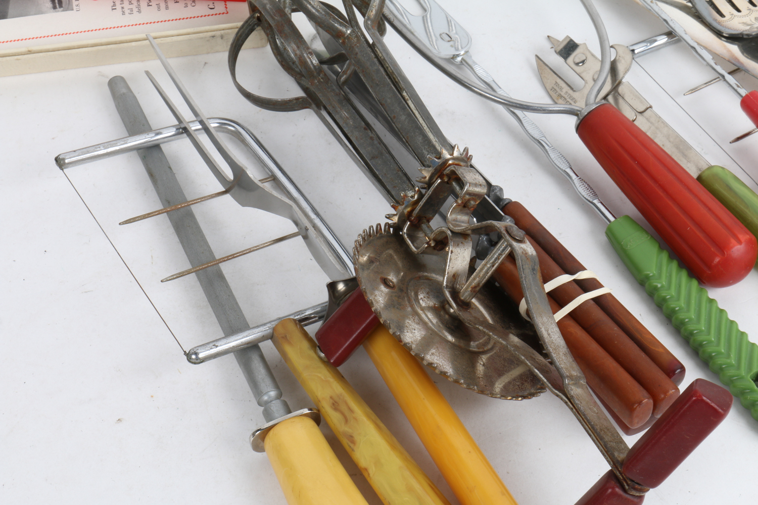 Assorted Bakelite Utensil and Kitchen Tools