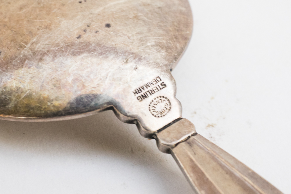 Sterling Silver Georg Jensen "Acorn" Baby Spoon