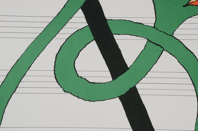 Milton Glaser 1967 Ambler Music Festival Poster